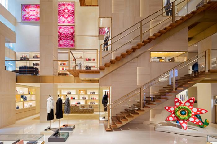 Louis Vuitton Flagship store, New York City, Christmas Hol…