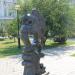 Скульптура «Золотая рыбка» в городе Астрахань