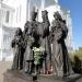 Памятник святым Царственным страстотерпцам в городе Дивеево