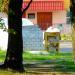 Waste collection point in Homieĺ city