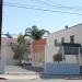 Gate between Building 34 and Stage 10 in Los Angeles, California city