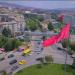 Pedestrian overpass in Pristina city