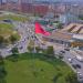 Roundabout in Pristina city