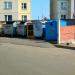 Waste collection point in Homieĺ city