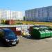 Waste collection point in Homieĺ city