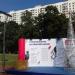 Стенд и макет Шуховской башни в городе Москва