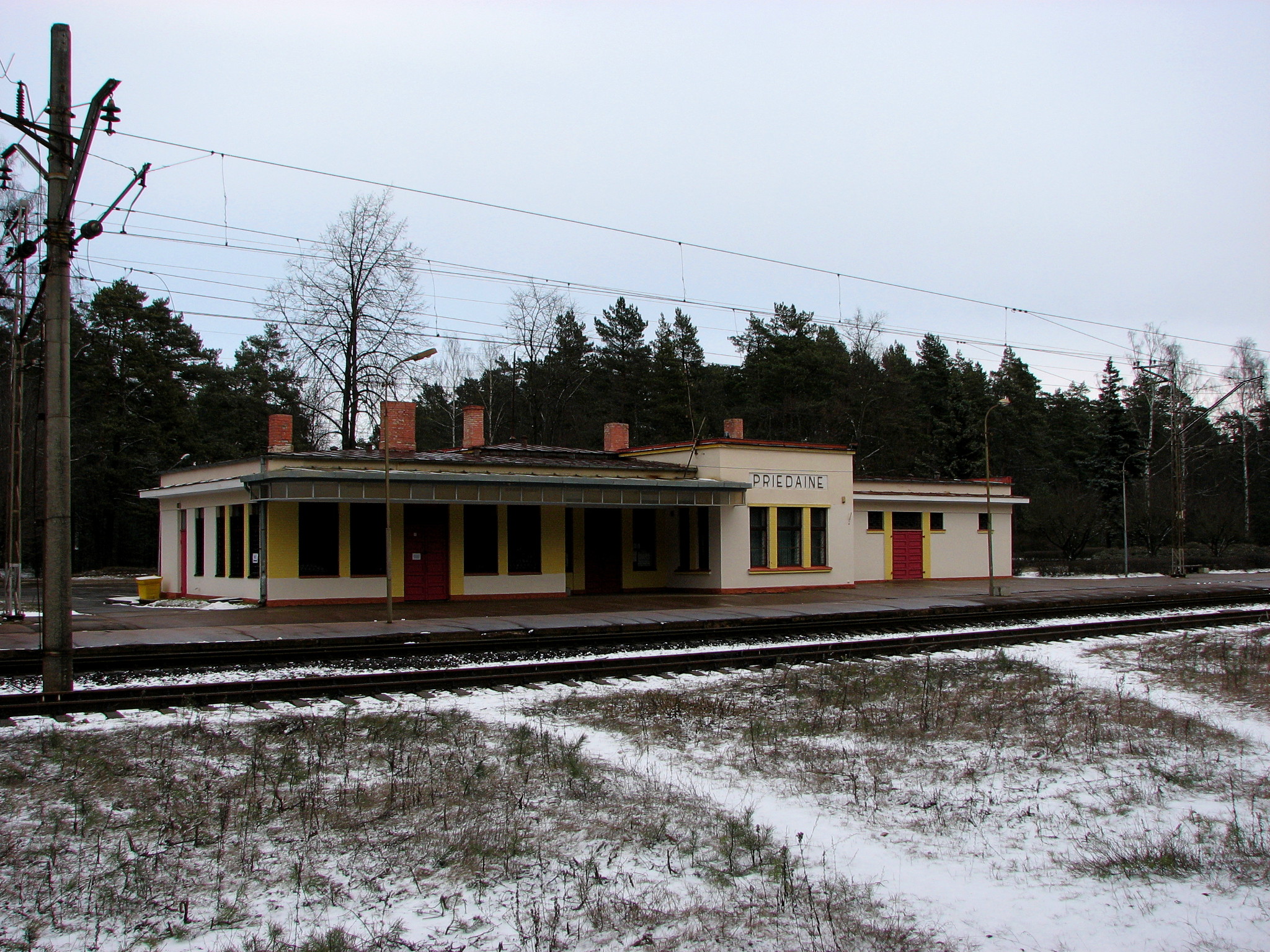 Railway station "Priedaine" Jūrmala