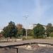 Мачта освещения в городе Москва