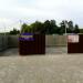 Waste collection point in Homieĺ city