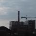 Снесенная дымовая труба котельной Бадаевского завода в городе Москва