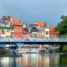 Krommewal Bridge in Ghent city