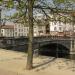 Minnemeers Bridge in Ghent city