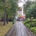 Закрытый вход в парк в городе Москва