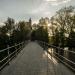 Minnewater bridge in Bruges city