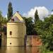 Blacksmiths Gate in Bruges city