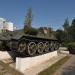 Soviet tank destroyer SU-100 as monument to 50th Anniversary of Victory in the Great Patriotic War