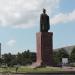 Monument Shota Rustaveli in Rustavi city