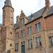 Old buildings in Bruges city