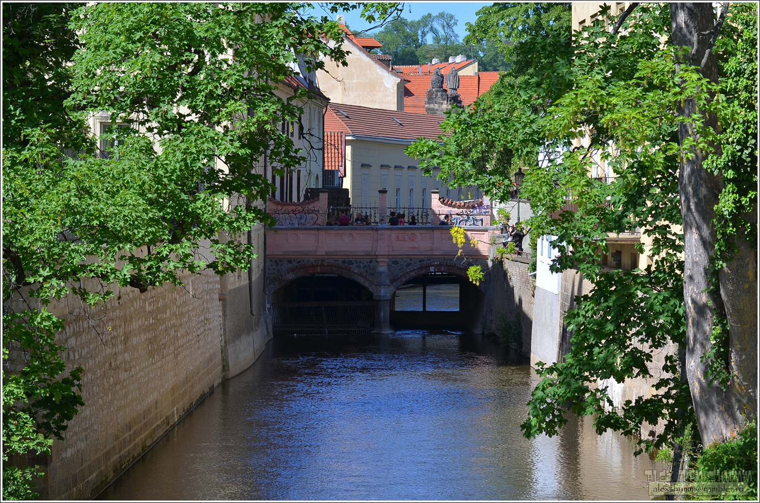 Lovers' Bridge Prague interesting place, love padlock