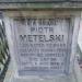 The grave of Piotr Metelski in Warsaw city