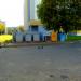 Waste collection point in Homieĺ city