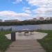Площадка для отдыха со столом и тумбами в городе Москва