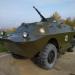 Бронированная разведывательно-дозорная машина БРДМ-2 в городе Энгельс