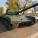 Танк Т-72 в городе Энгельс