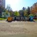 Waste collection point in Homieĺ city