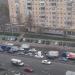 Стоянка автомобилей в городе Москва