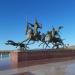 Монумент «Царская охота» в городе Кызыл
