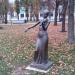 Скульптура скрипачки в городе Москва