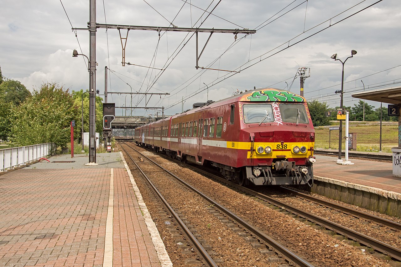 Antwerpen Noorderdokken Railway Station Antwerp