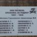 Доска памяти в городе Нижний Новгород
