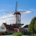 Windmill in Bruges city