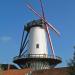 Windmill in Bruges city