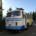 Брошенный автобус ЛАЗ-699 в городе Ялта
