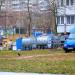Waste collection point in Homieĺ city