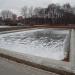 Прямоугольный пруд в городе Москва