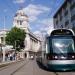 Old Market Square Tram Stop in Nottingham city