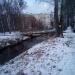 Пешеходный мост через ручей Поныри в городе Щёлково