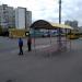 Остановка и ларёк в городе Киев
