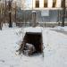 Вход в убежище гражданской обороны в городе Москва