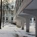Бывший надземный переход между корпусами в городе Москва