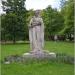 Monument to Otilie Sklenářová-Malá (1844-1912) in Prague city