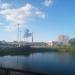 Парковый пруд в городе Екатеринбург