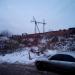 Опора ЛЭП в городе Красногорск