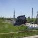 Паровоз-памятник Эу686-31 в городе Аткарск