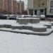 Цветочная клумба в городе Москва