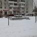 Цветочная клумба в городе Москва